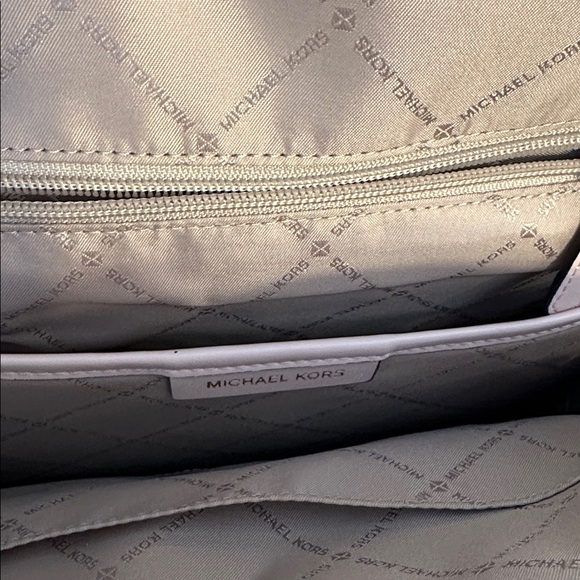 Michael Kors Jaycee Large Blush Logo Backpack Denim Transfer - Picture 10 of 16